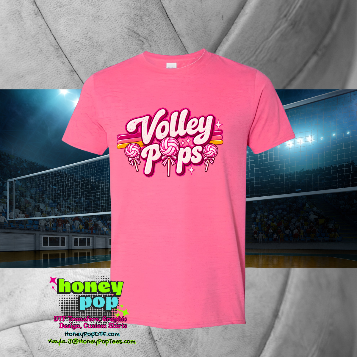 Volleypops Fan Tee
