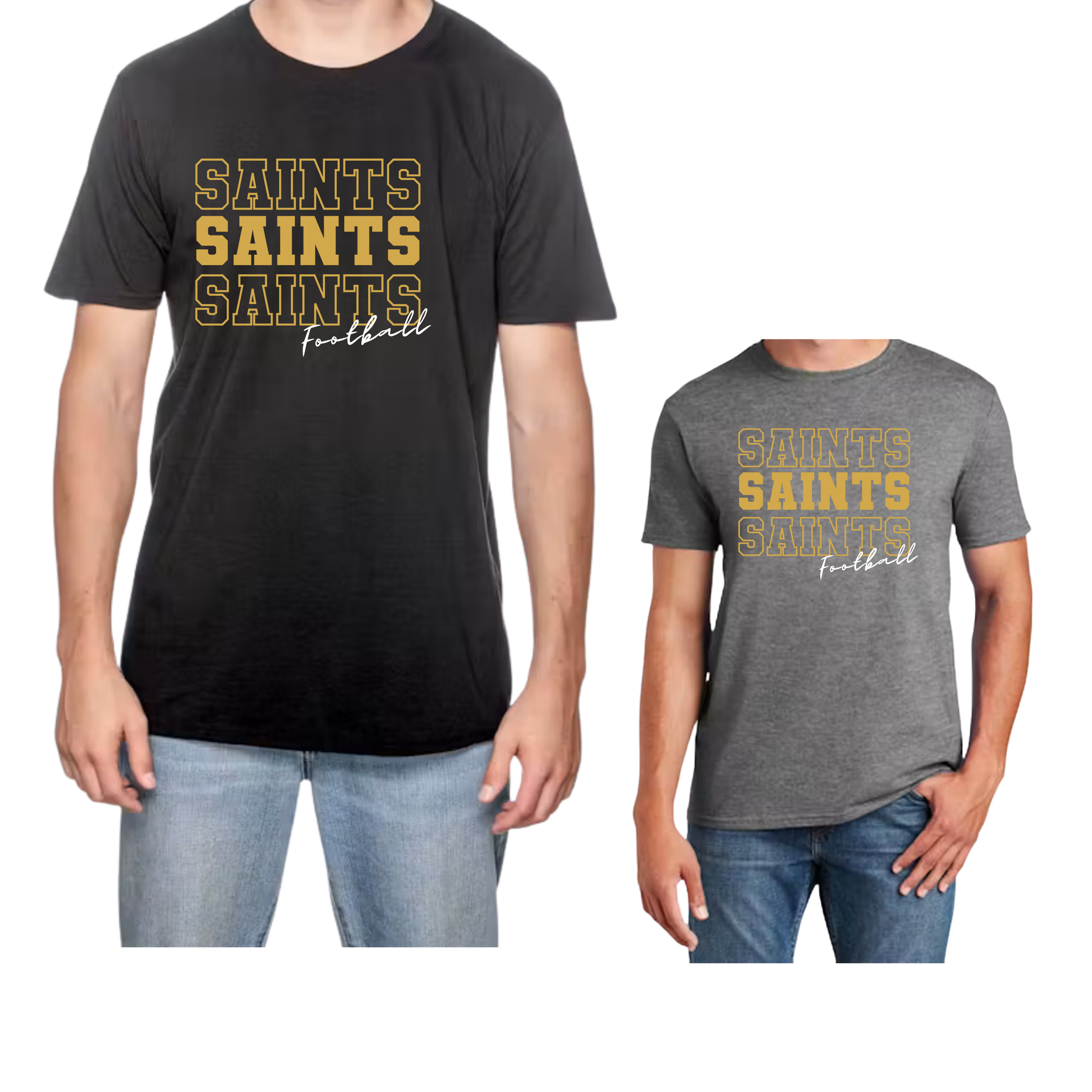 San Angelo Saints Unisex STACKED FOOTBALL